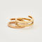 Bague 59 Dinh Van - Spirale - or jaune et or rose 58 Facettes DV0603-1