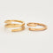 Bague 59 Dinh Van - Spirale - or jaune et or rose 58 Facettes DV0603-1