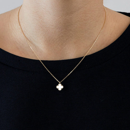 Collier Van Cleef & Arpels - Sweet Alhambra - Or jaune et nacre 58 Facettes DV2793-3