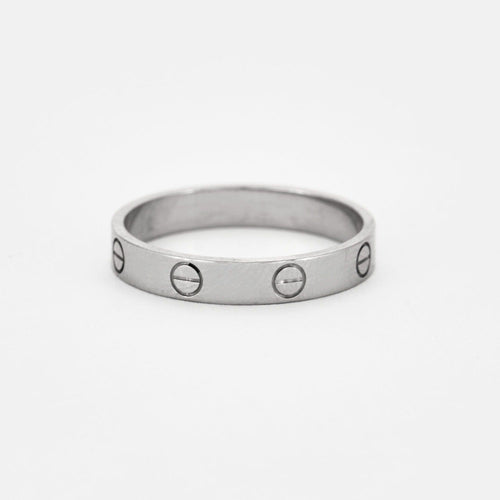 Bague 60 Cartier - Alliance LOVE - or gris 58 Facettes DV2677-1