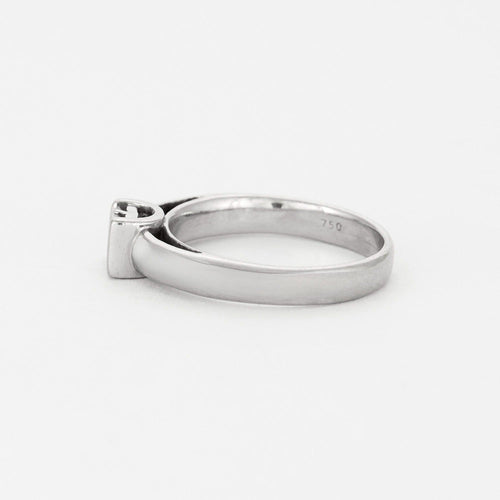 Bague 50.5 Solitaire - Diamant et or gris 58 Facettes DV2647-1