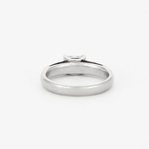 Bague 50.5 Solitaire - Diamant et or gris 58 Facettes DV2647-1