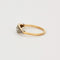 Bague 53.5 Bague or jaune et gris, diamants 58 Facettes DV2647-2