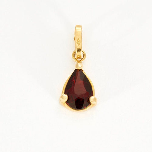 Collier Pendentif or jaune et grenat 58 Facettes DV2428-5