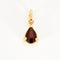 Collier Pendentif or jaune et grenat 58 Facettes DV2428-5