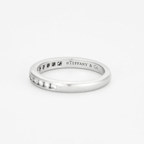 TIFFANY - Alliance éternité platine et diamants