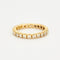 Bague 52 Alliance en or jaune et diamants 58 Facettes DV0613-1