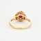 Bague 53 Bague en or jaune et grenat almandin 58 Facettes DV0608-6