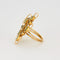 Bague 51.5  Claire de Divonne - Bague Fleur en or jaune saphirs , péridots, topazes 58 Facettes DV3020-11-515-3