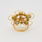 Bague 51.5  Claire de Divonne - Bague Fleur en or jaune saphirs , péridots, topazes 58 Facettes DV3020-11-515-3