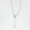 Collier Hermès - Collier Finesse Pendant - or gris et diamants 58 Facettes DV2795-14
