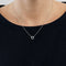 Collier Tiffany & Co - Métro cœur - Collier or blanc et diamants 58 Facettes DV2795-8