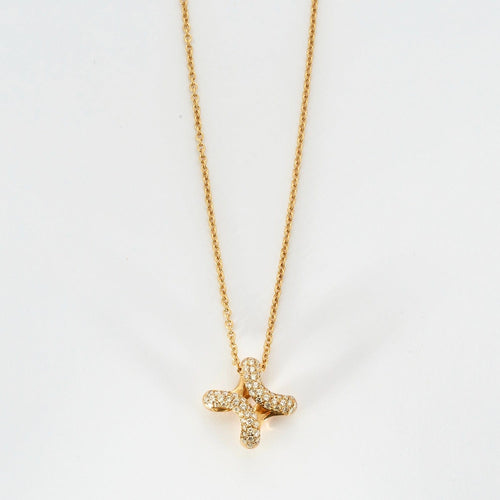Collier HERMES - collier Lima - or jaune et diamants 58 Facettes DV2795-1