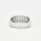 Bague 59 Bague bandeau en or gris et diamants. 58 Facettes DV2969-1
