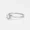 Bague 57.5 Solitaire or gris 58 Facettes DV0620-4-575-2