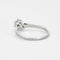 Bague 57.5 Solitaire or gris 58 Facettes DV0620-4-575-2