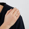 Bague 55 Anneau or jaune diamants 58 Facettes DV0624-15