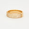 Bague 55 Anneau or jaune diamants 58 Facettes DV0624-15