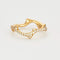 Bague 51 Dior - Bague Bois de rose en or jaune pavée de diamants 58 Facettes DV0624-3