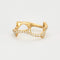 Bague 51 Dior - Bague Bois de rose en or jaune pavée de diamants 58 Facettes DV0624-3