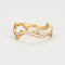 Bague 51 Dior - Bague Bois de rose en or jaune pavée de diamants 58 Facettes DV0624-3