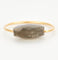 Bague 54 MORGANE BELLO - Bague or jaune et labradorite 58 Facettes DV0624-24