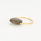 Bague 54 MORGANE BELLO - Bague or jaune et labradorite 58 Facettes DV0624-24