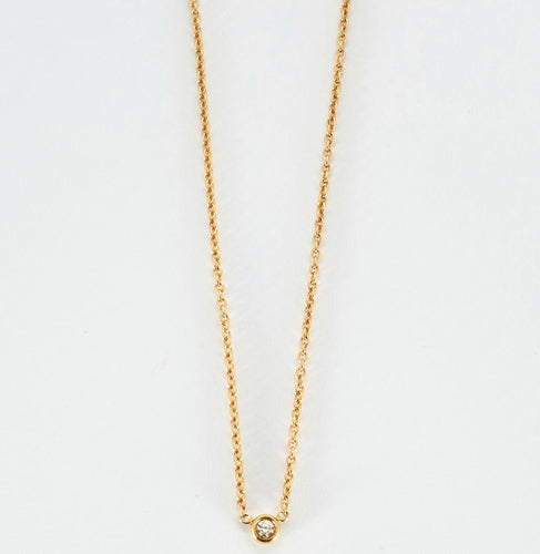 Collier Dior - mini Oui - Collier en or jaune et diamant 58 Facettes DV0624-8