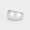Bague 50 Bague bandeau Dael & Grau or gris 58 Facettes DV0624-21