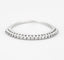 Bague 51 Demi-alliance en or blanc et diamants 58 Facettes DV0624-20