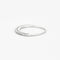 Bague 51 Demi-alliance en or blanc et diamants 58 Facettes DV0624-20