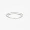Bague Demi-alliance en or blanc et diamants 58 Facettes DV0624-20