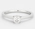 Bague 51 Celinni - Promesse - Bague solitaire en or blanc et diamant 58 Facettes DV0625-1