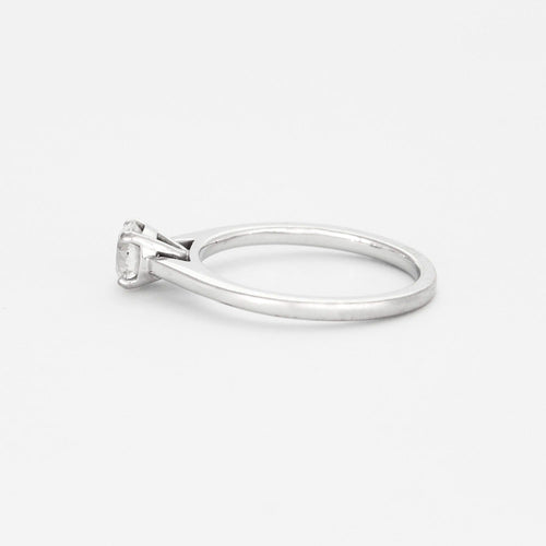 Bague 51 Celinni - Promesse - Bague solitaire en or blanc et diamant 58 Facettes DV0625-1