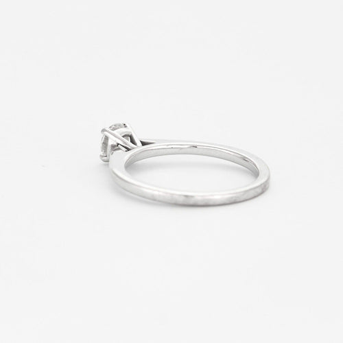 Bague 51 Celinni - Promesse - Bague solitaire en or blanc et diamant 58 Facettes DV0625-1