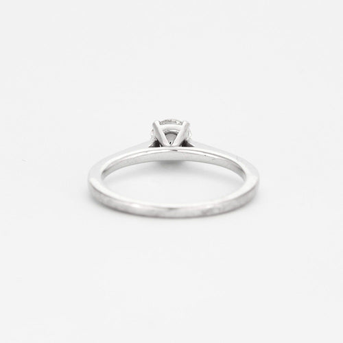 Bague 51 Celinni - Promesse - Bague solitaire en or blanc et diamant 58 Facettes DV0625-1