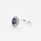 Bague Bague marguerite en or gris saphir et diamants 58 Facettes DV0631-2
