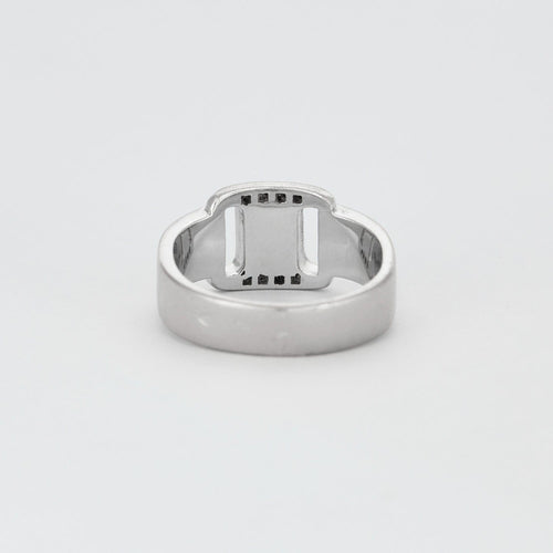 Bague 52 Hermès - bague vintage - Or gris et diamants 58 Facettes DV2795-13