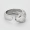 Bague 54 CARTIER "Panthère" - Massai - Bague en or blanc et diamants 58 Facettes