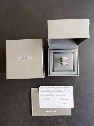Bague MESSIKA - Bague or blanc et diamants 58 Facettes DV0170-2