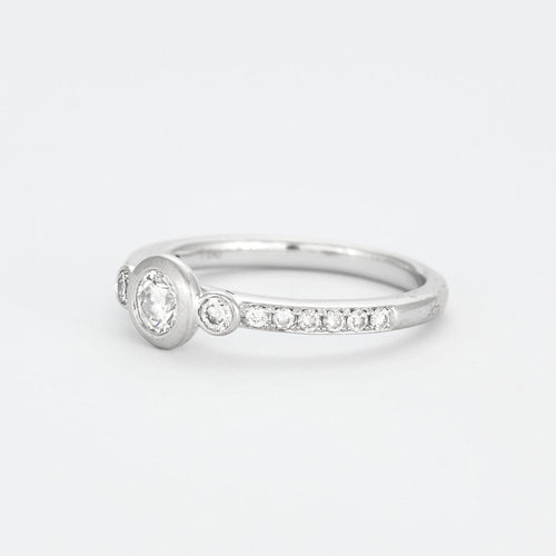 Bague 52 DIDIER GUERIN  - Bague or gris et diamants 58 Facettes DV3056-1