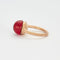 Bague POMELLATO - Rouge Passion - Bague en rose et rubis de synthèse 58 Facettes DV0636-2