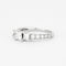 Bague 51.5 Bague or blanc diamants 58 Facettes DV2682-1