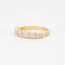 Bague Demie alliance or et diamants 58 Facettes DV0078-6