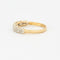 Bague Demie alliance or et diamants 58 Facettes DV0078-6
