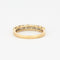 Bague Demie alliance or et diamants 58 Facettes DV0078-6