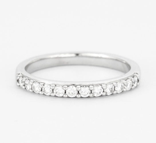 Bague Bague demie alliance Diamants 58 Facettes DV2682-2