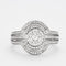 Bague Bague or gris et diamants 58 Facettes DV2796-3