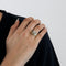 Bague 54 Bague fleur diamants sertis sur or jaune 14 carats 58 Facettes DV2289-4
