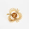 Broche Broche Trèfle  en or jaune et diamants 58 Facettes DV0586-4
